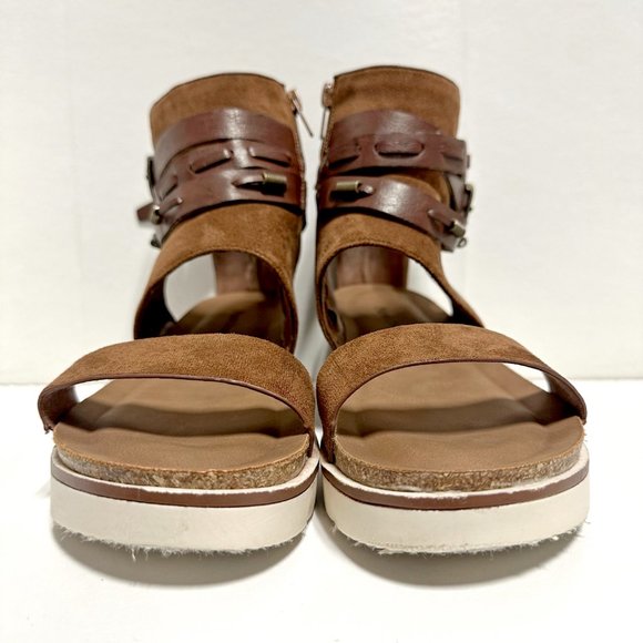 Pierre Dumas Size 8.5 Brown Sandals - Picture 3 of 9